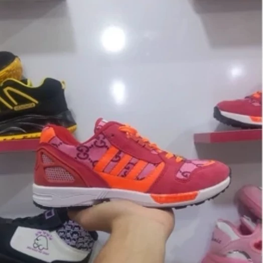 کفش اسپرت پسرانه و دخترانه ادیداس ZX صورتی نارنجی